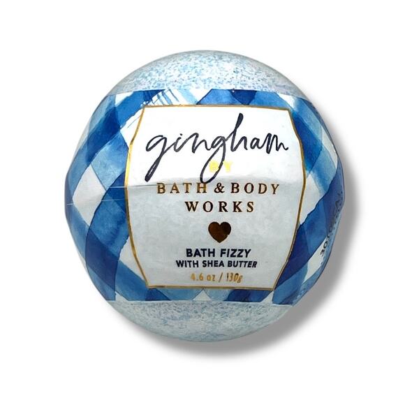 NWT Bath and Body Works Gingham Fragrance Bath Fizzy - Picture 1 of 4